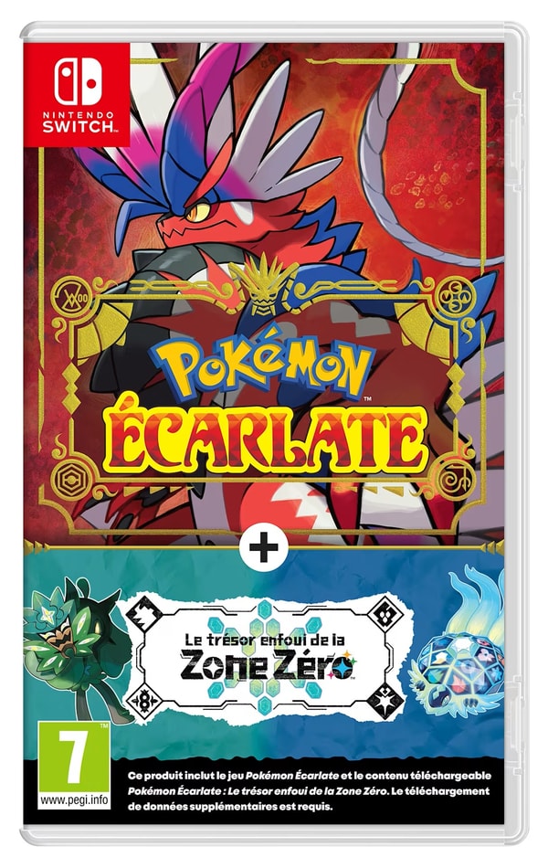 Pokémon Écarlate + Pass d'extension Le trésor enfoui de la Zone Zéro