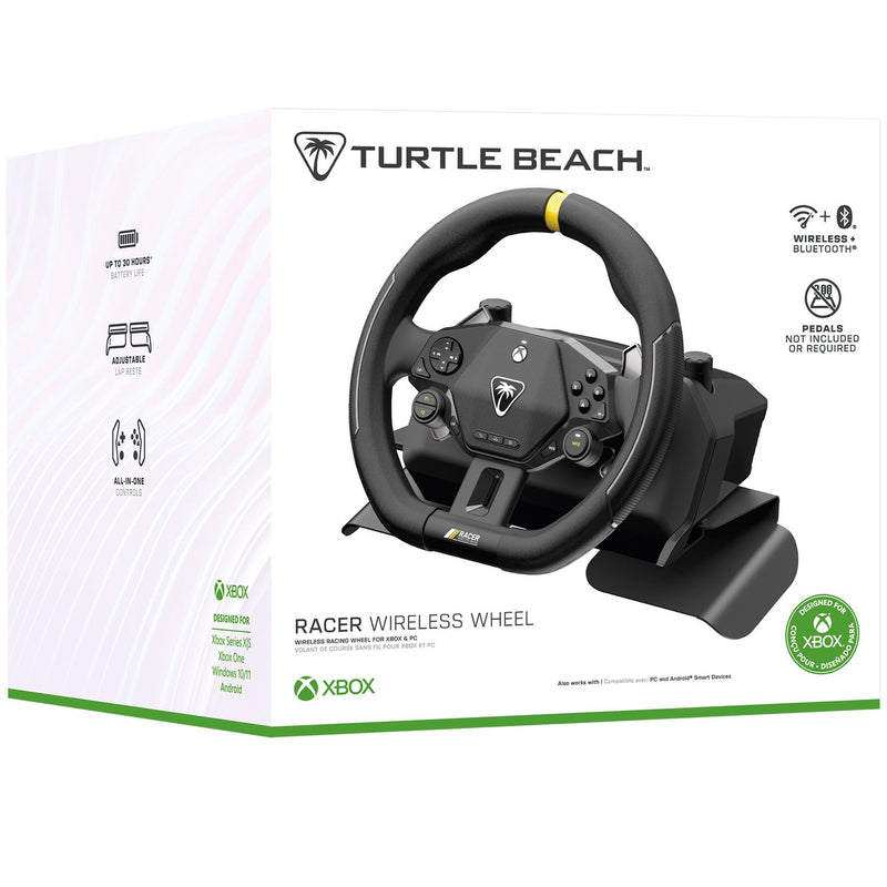 Turtle Beach - Volant de course sans fil Racer pour Xbox Series X|S, Xbox One, Windows 10/11 et Android