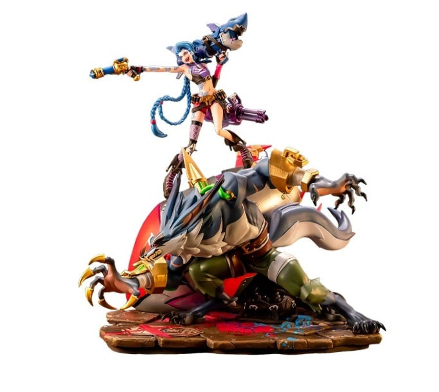 PureArts - 1:10 Scale Statue - 2XKO - Jinx & Warwick Statue 38cm