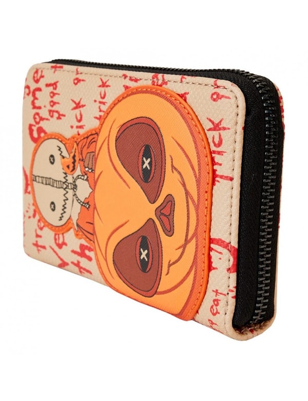 Loungefly: Legendary Pictures - Trick & Treat - Sam Pumpkin Zip Around Wallet - flash vidéo