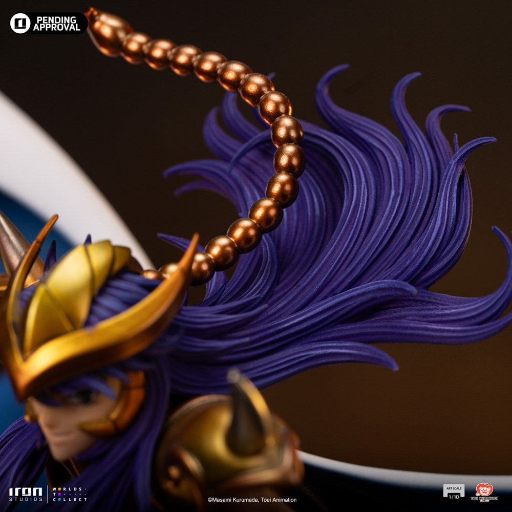 Iron Studios - Art Scale 1/10 - Saint Seiya - Scorpio Milo Statue 24cm - flash vidéo