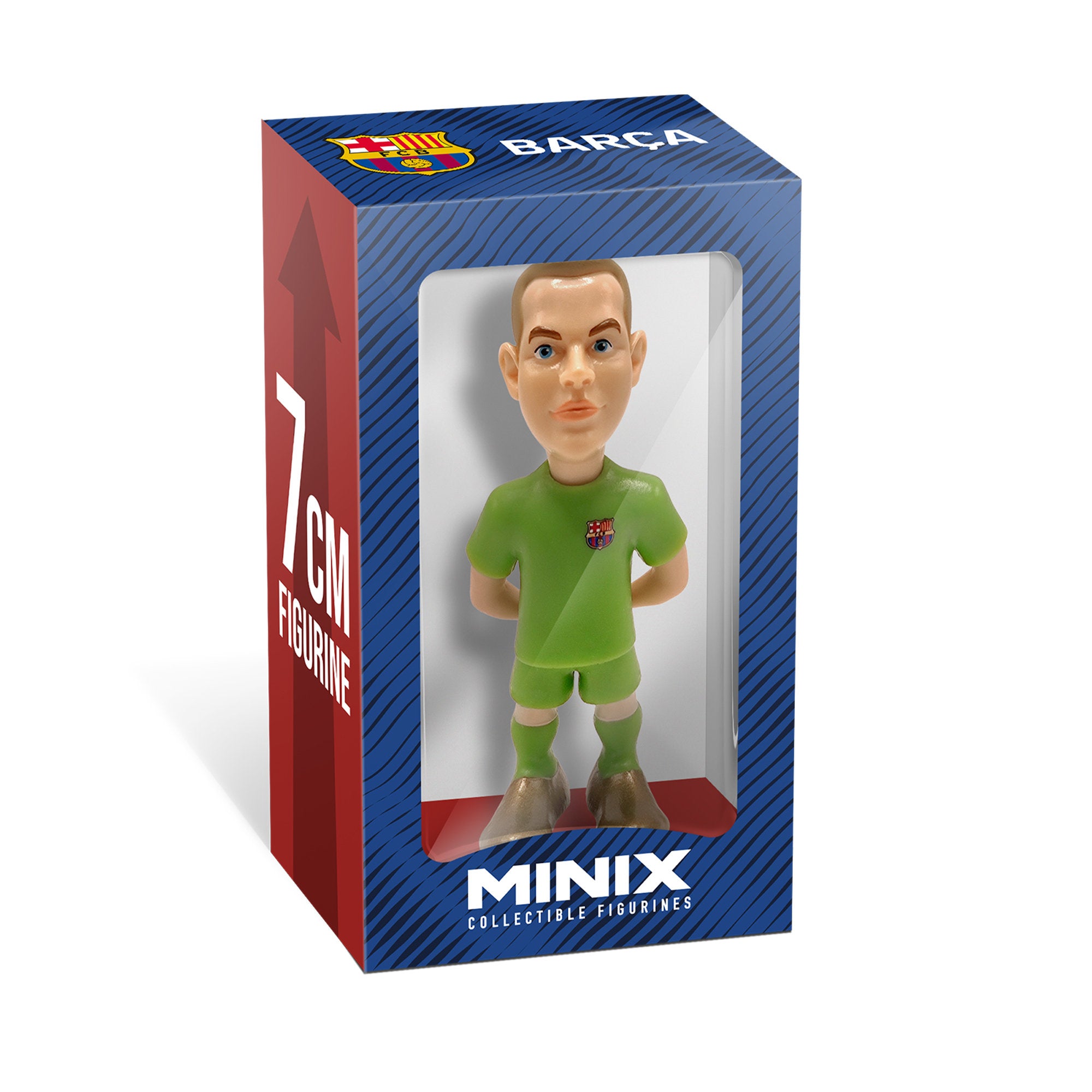 Minix - Box - FC Barcelone - Ter Stegen - Figurines PVC 7 cm