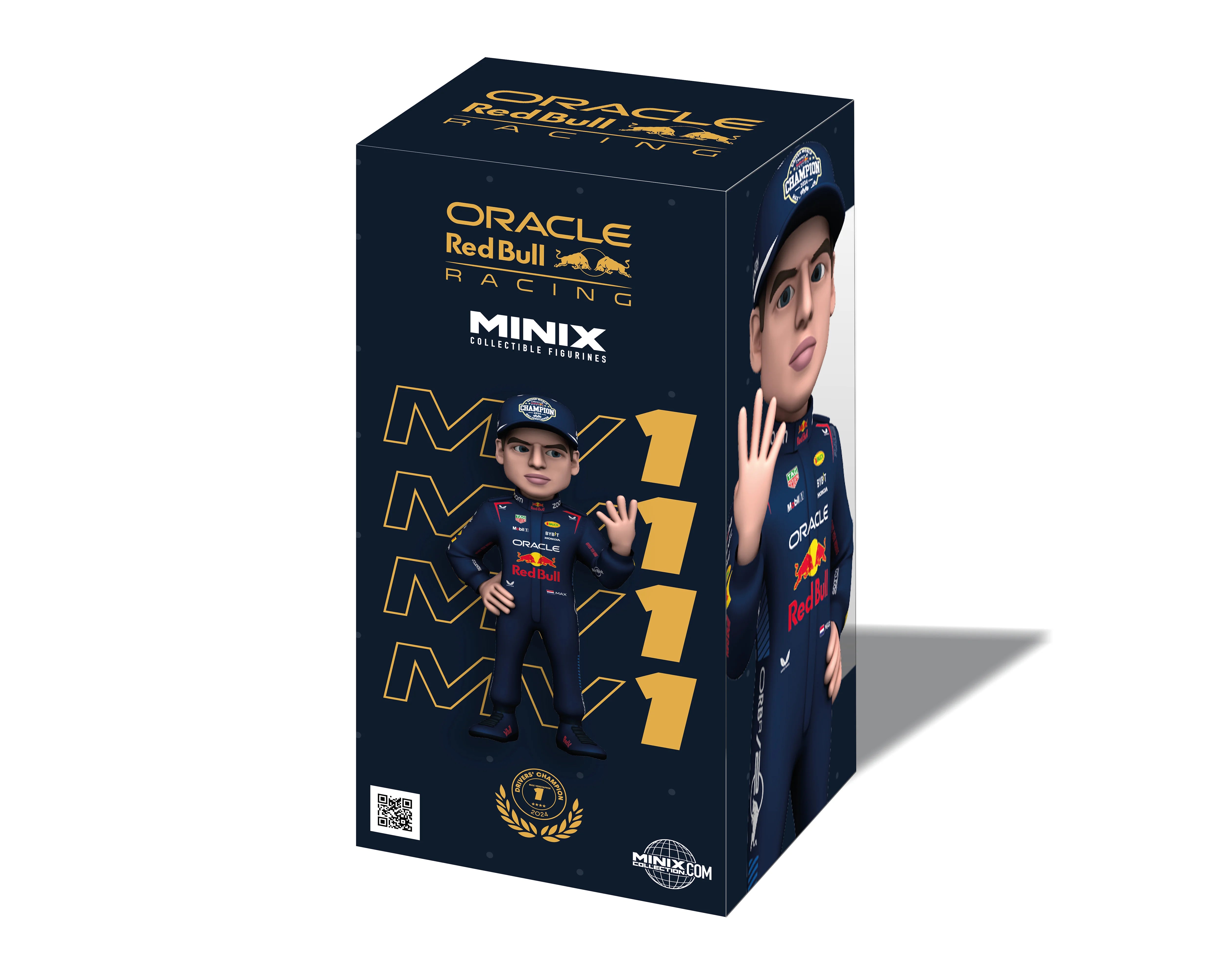 Minix - Sports #133 - Red Bull - Max Verstappen 4 World Champion - Figurines PVC 12 cm