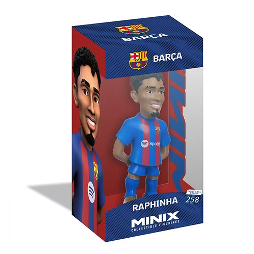 Minix - Football Stars #258 - FC Barcelone - Raphinha - Figurines PVC 12 cm