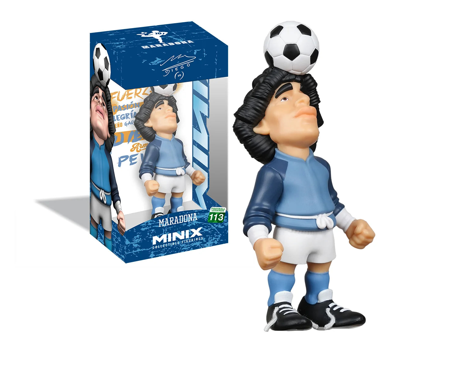 Minix - Football Legends #113 - Maradona Life is Life warm up with shoelaces - Figurines PVC 12 cm