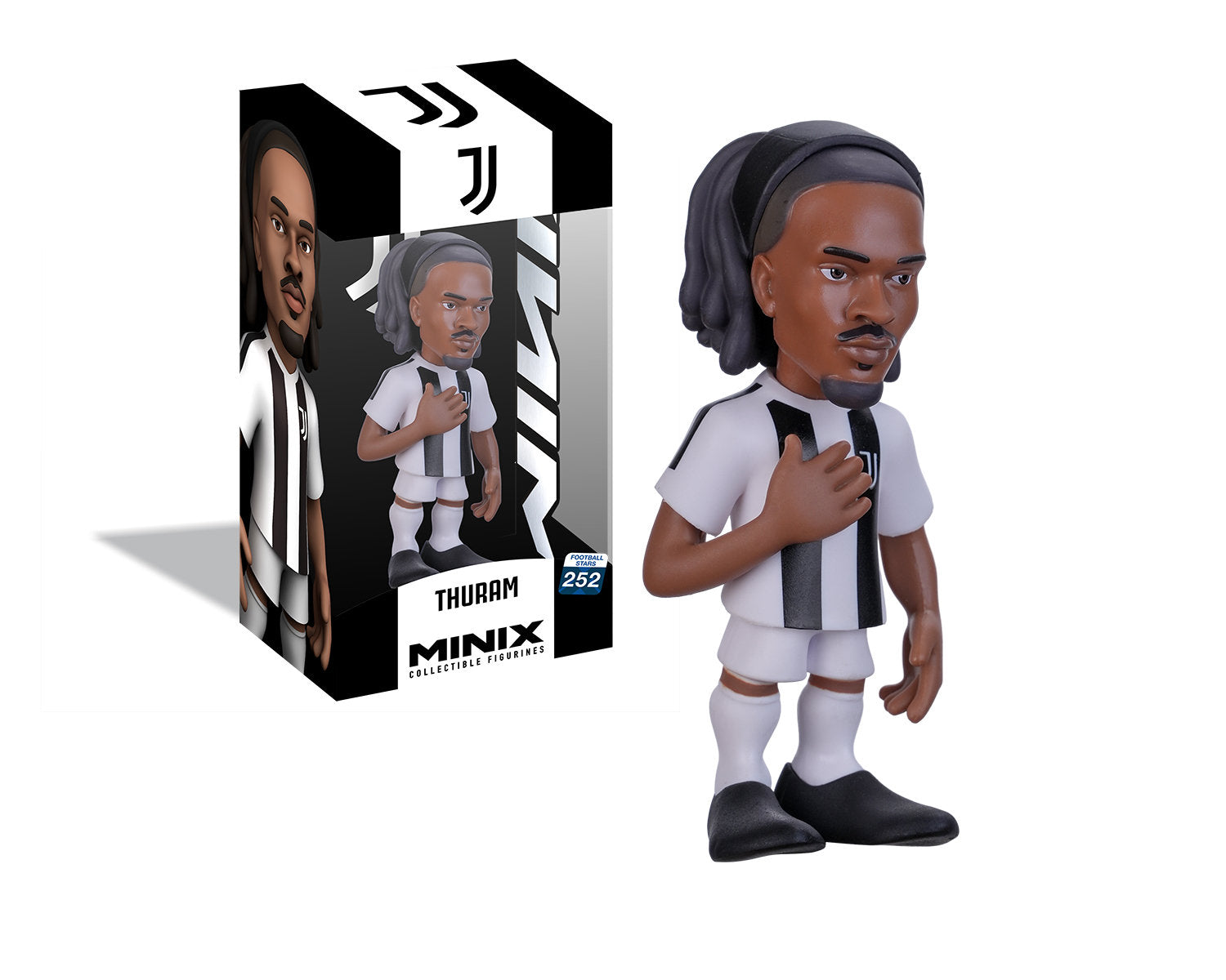 Minix - Football Stars #252 - Juventus - Khephren Thuram - Figurines PVC 12 cm