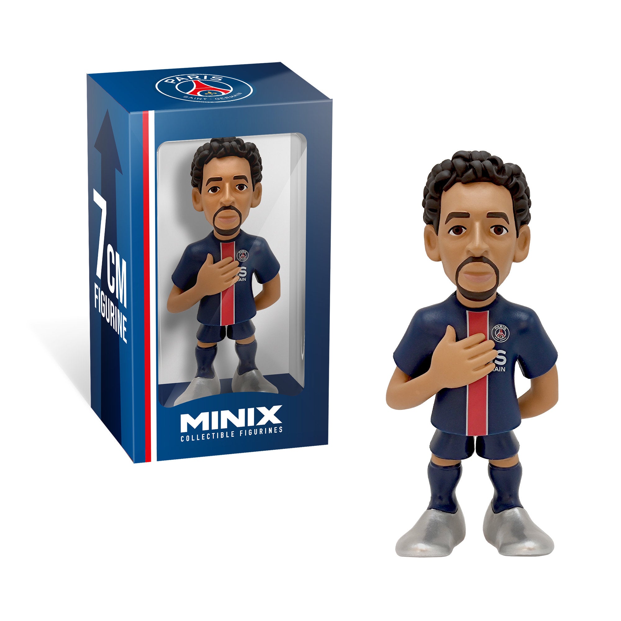 Minix - Box - PSG - Marquinhos - Figurines PVC 7 cm