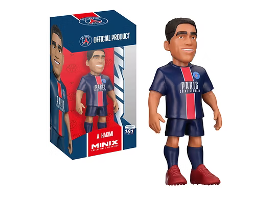 Minix - Football Stars #161 - PSG - Hakimi - Figurines PVC 12 cm