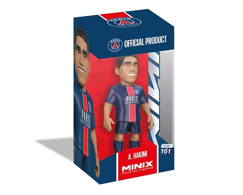 Minix - Football Stars #161 - PSG - Hakimi - Figurines PVC 12 cm