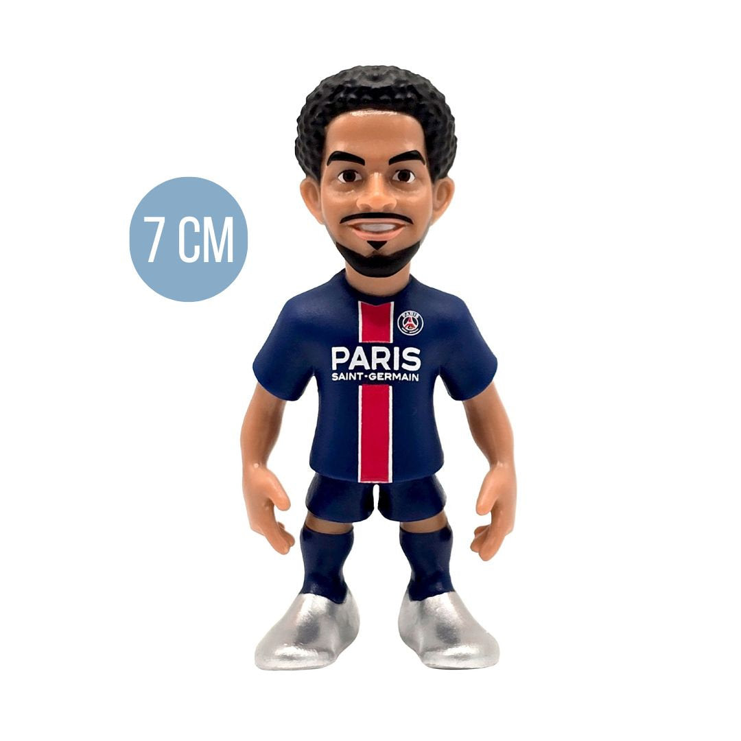 Minix - Box - PSG - Warren Zaire - Emery - Figurines PVC 7 cm