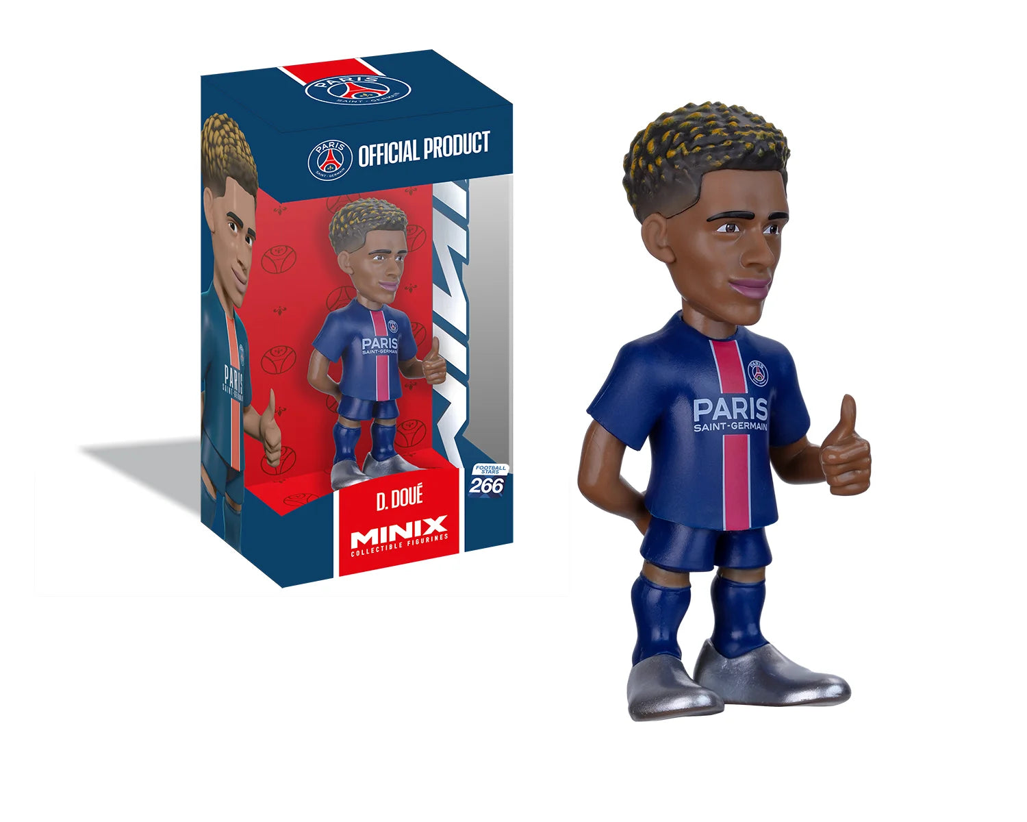 Minix - Football Stars #266 - PSG - Doué - Figurines PVC 12 cm