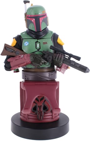 Cable Guys R.E.S.T - Book of Boba Fett - Boba Fett Support pour Téléphone et Manette - flash vidéo