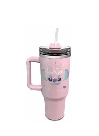 Lilo et Stitch - Mug de voyage en acier inoxydable "Angel" 1.2L - flash vidéo