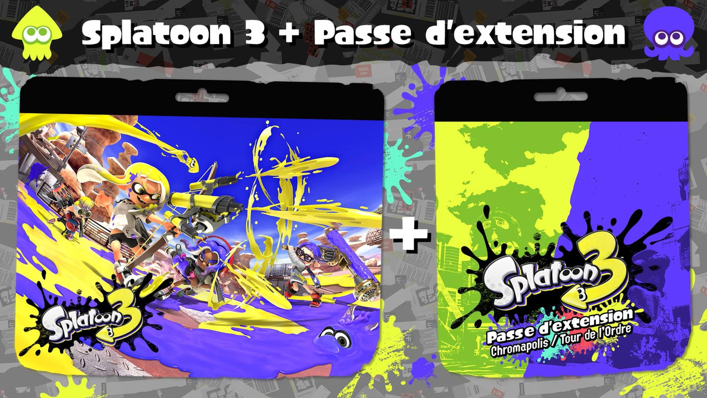 Splatoon 3 + Pass d'Extension + Abonnement de 3 mois Nintendo Switch Online