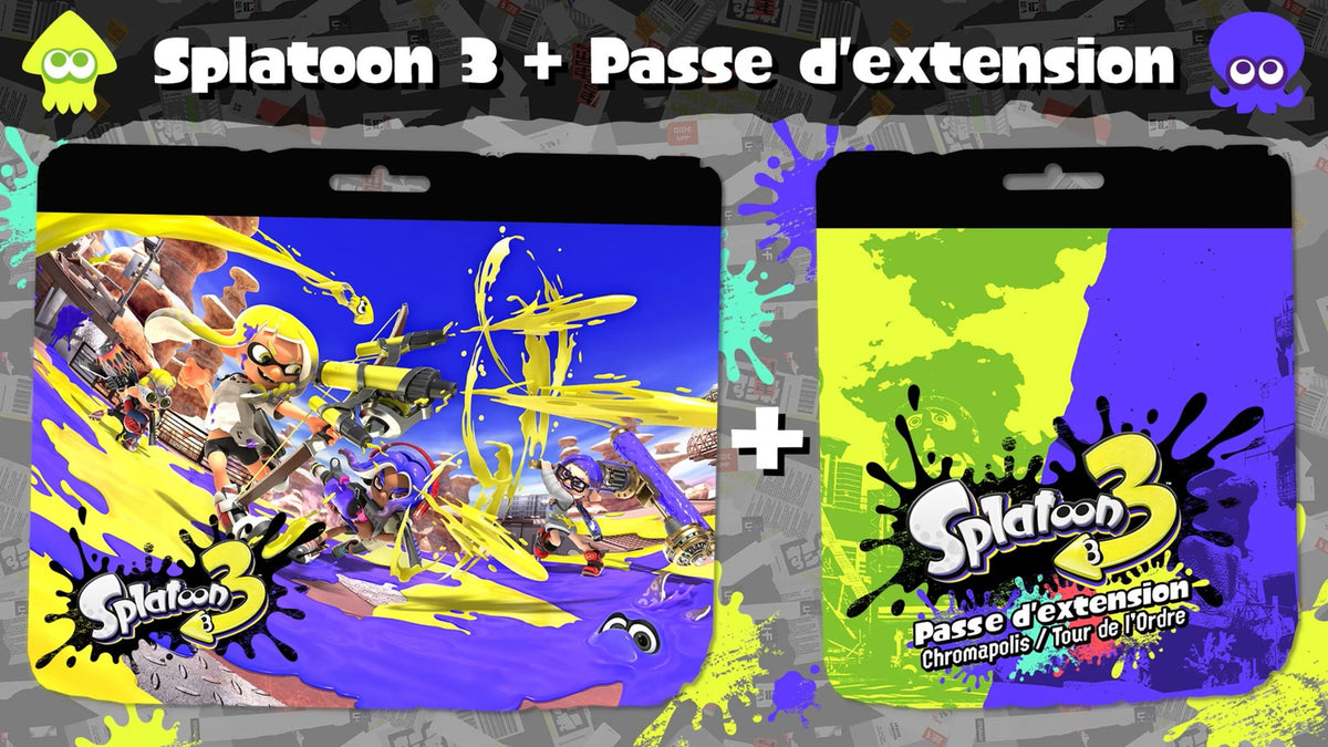 Splatoon 3 + Pass d'Extension + Abonnement de 3 mois Nintendo Switch Online