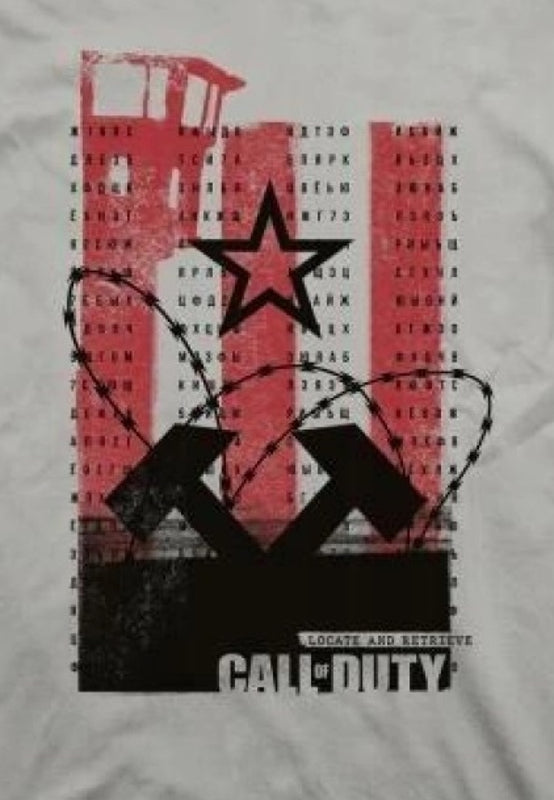 Call of Duty: Cold War T-Shirt "Wall" Gris Clair L