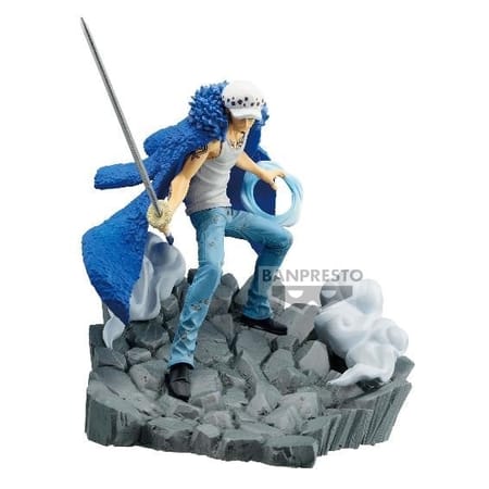 One Piece - Senkozekkei - Trafalgar D. Water Law Statue 8cm - flash vidéo