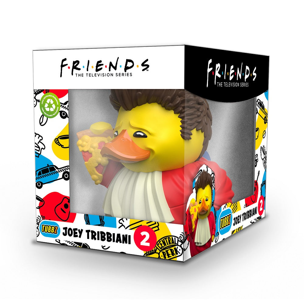 Numskull - Best of TUBBZ Boîte Canard de bain - Friends - Joey Tribbiani - 9cm - flash vidéo