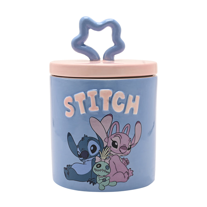 Disney - Lilo et Stitch - Bocal de rangement Stitch et Angel