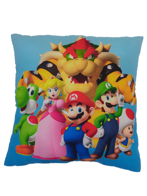 Super Mario - Coussin double face Mario et ses amis (40x40cm)