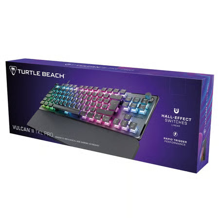Roccat - Clavier de jeu compact mécanique magnétique RGB Filaire Vulcan TKL Pro Noir - Disposition Azerty BE