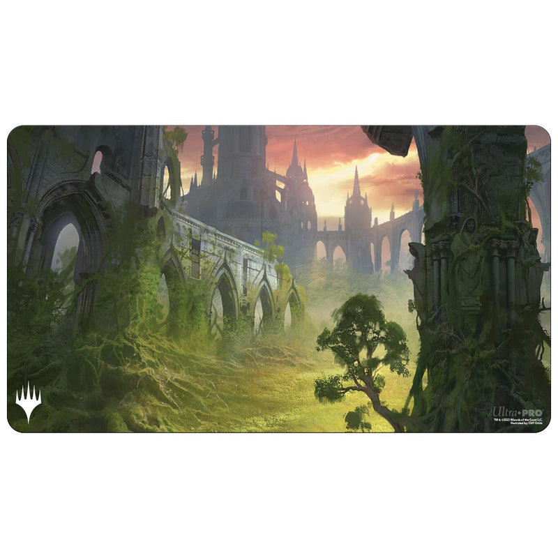Ultra Pro - Magic: The Gathering - Ravnica Remastered - Tapis de jeu Terrain d'attaque des clans Gruul (60 x 34 cm)