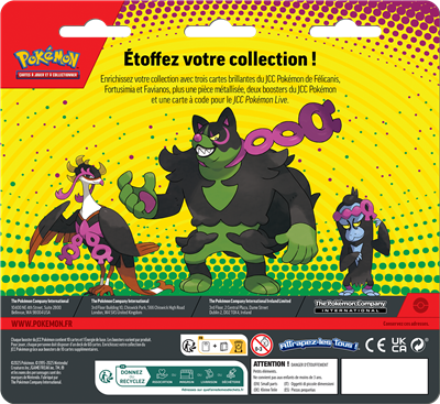 Pokémon : Pack 2 boosters + 3c.p Mars 25 (Blister)