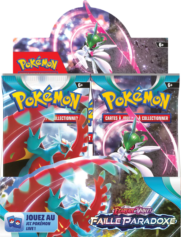 Pokémon JCC - Écarlate et Violet - Pack de Booster Faille Paradoxe (Display x36)