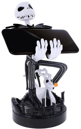 Cable Guys - Disney - L'Étrange Noël de monsieur Jack - Jack Skellington Support Chargeur pour Téléphone et Manette - flash vidéo