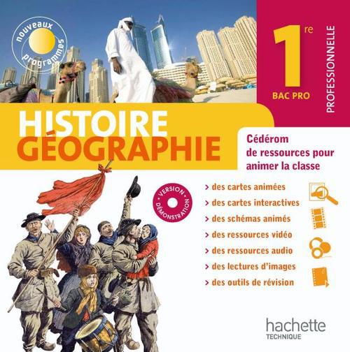 Histoire geographie 1re bac pro - cederom ressources - ed.2010