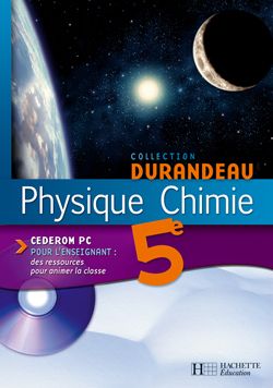 Physique/chimie ; 5ème ; cd-rom du professeur (édition 2006)
