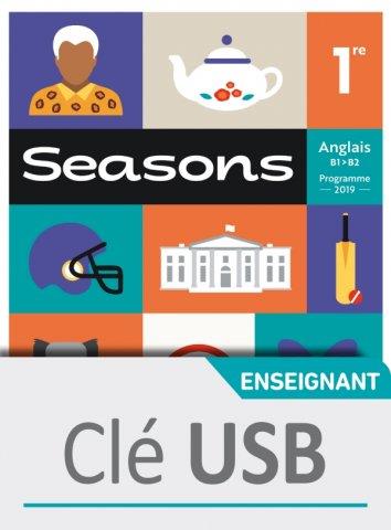 Seasons : anglais ; 1re ; clé USB (édition 2019)