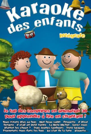 Karaoké des enfants : intégrale 20 comptines : le top des comptines en animation 3d [DVD]