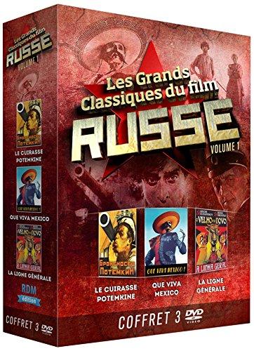 Coffret les grands classiques du film Russe, vol. 1 : le cuirassé Potemkine ; que viva Mexico ; la ligne générale [DVD]