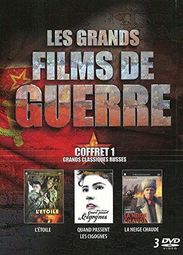 Coffret les grands films de guerre, vol. 1 : l'étoile ; quand passent les cigognes ; la neige chaude [DVD]