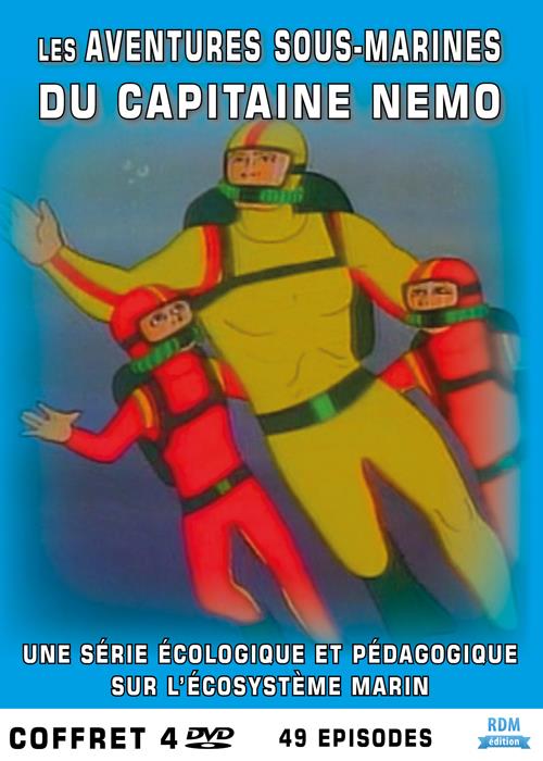 Coffret les aventures sous-marines du capitaine Némo, 49 épisodes [DVD]
