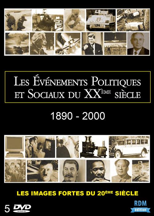 Coffret les évènements politiques et sociaux du XXe siècle : 1890 - 2000 [DVD]