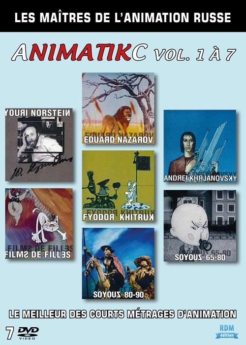 Coffret collection les maîtres de l'animation Russe, animatikc vol. 1 à 7 [DVD]