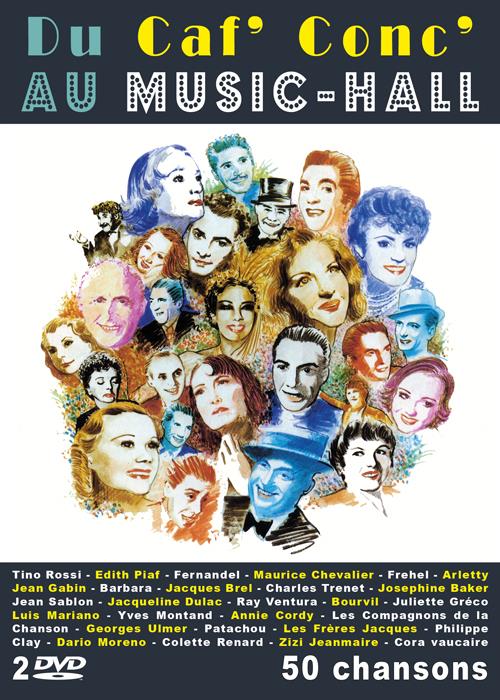 Du Caf' conc au music-hall - 50 chansons [DVD]