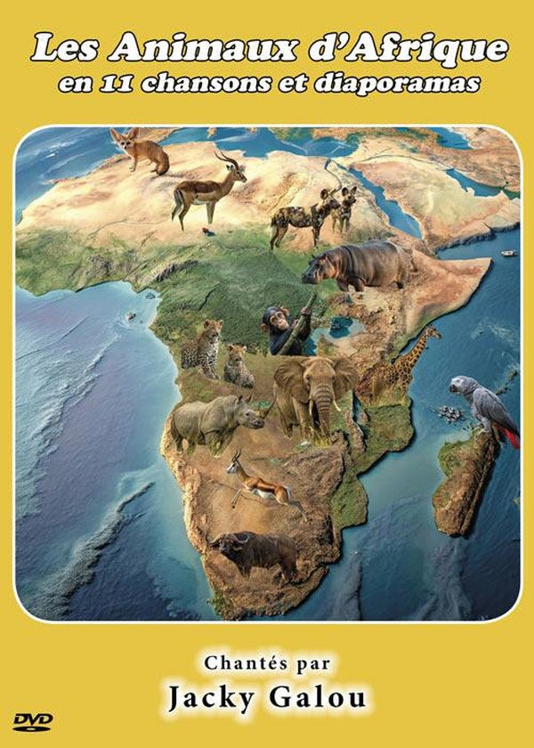 Les Animaux d'Afrique en 11 chansons et diaporamas [DVD]