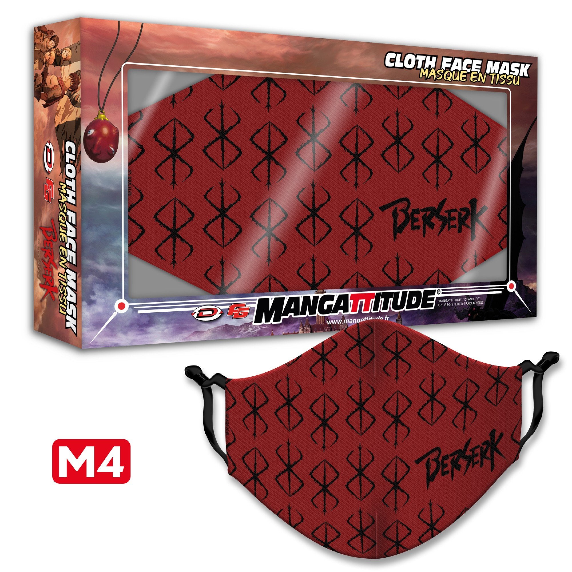 Masque tissu - Berserk - Modèle M4