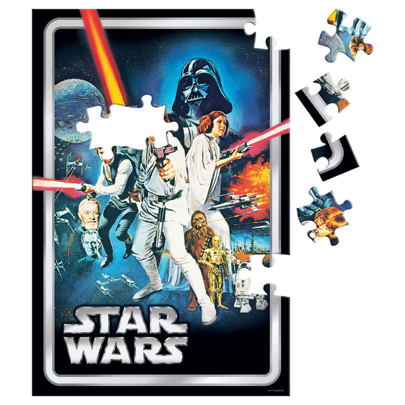 Star Wars - Puzzle livre lenticulaire Star Wars, épisode IV : Un nouvel espoir 300 pcs 41x31 cm