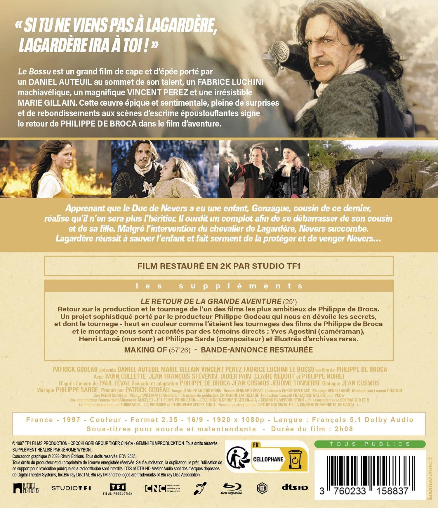 Le Bossu [Blu-ray]