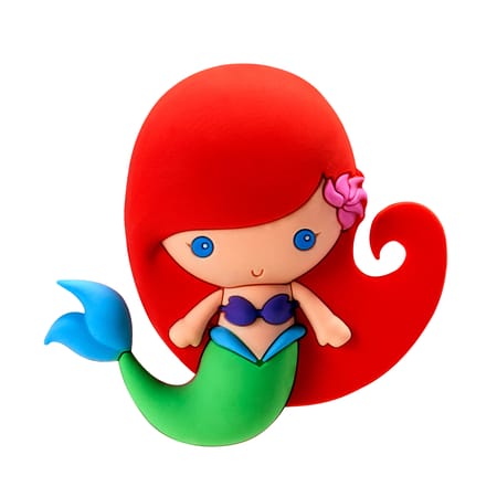 La Petite Sirène - Aimant de collection en mousse Ariel - flash vidéo