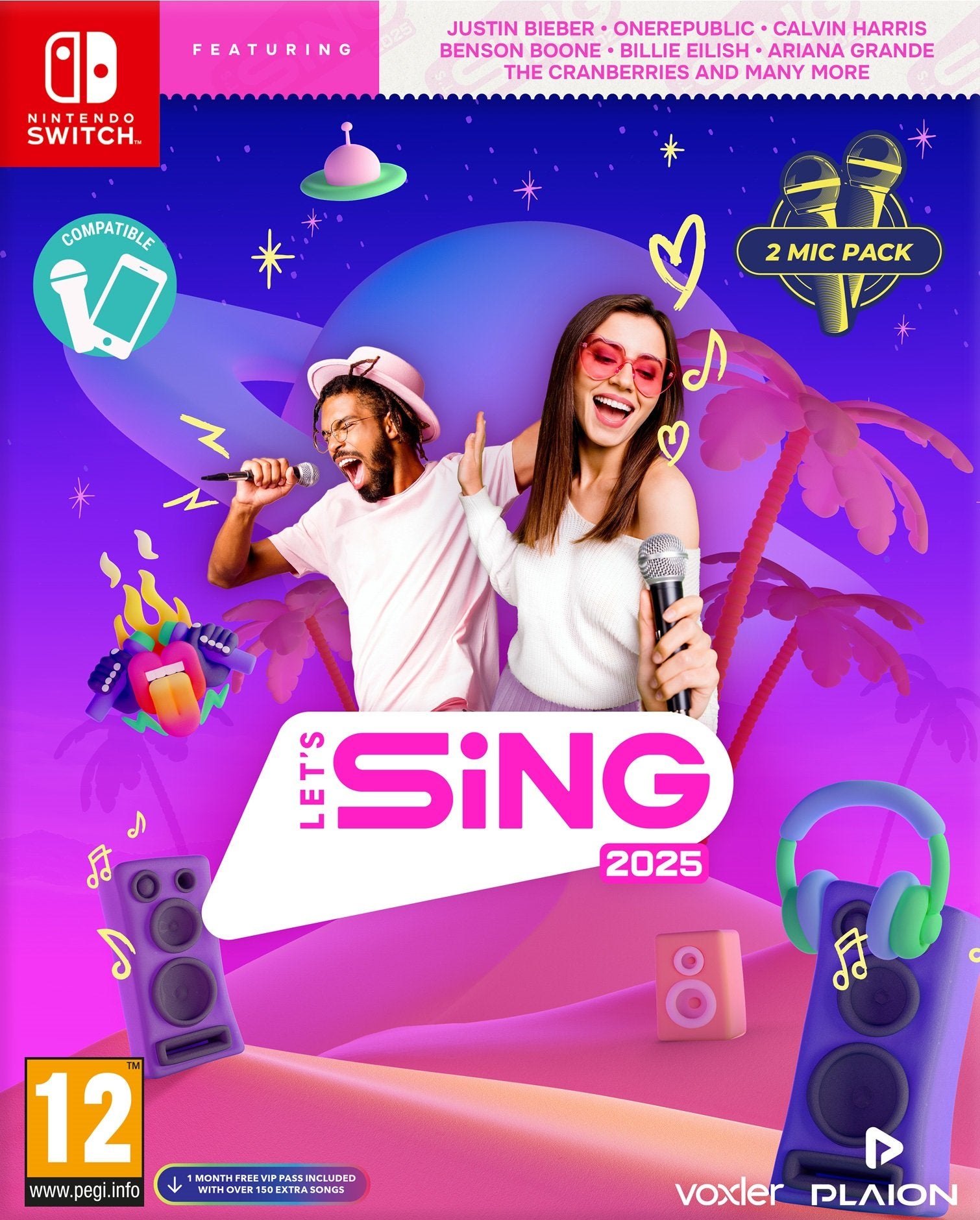 Let's Sing 2025 - International Version + 2 Microphones - flash vidéo