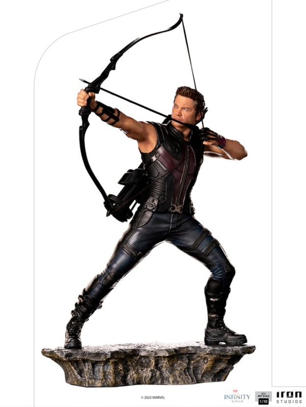 Iron Studios - BDS Arts Scale 1/10 - Marvel - Avengers: The Infinity Saga - Hawkeye (Battle of New-York) Statue 23cm - flash vidéo