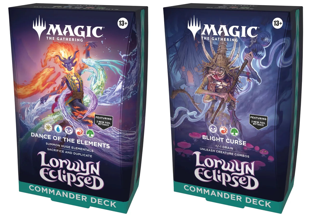 Magic: The Gathering - Lorwyn Eclipsed Commander Decks Assortment (4 Commander Deck)