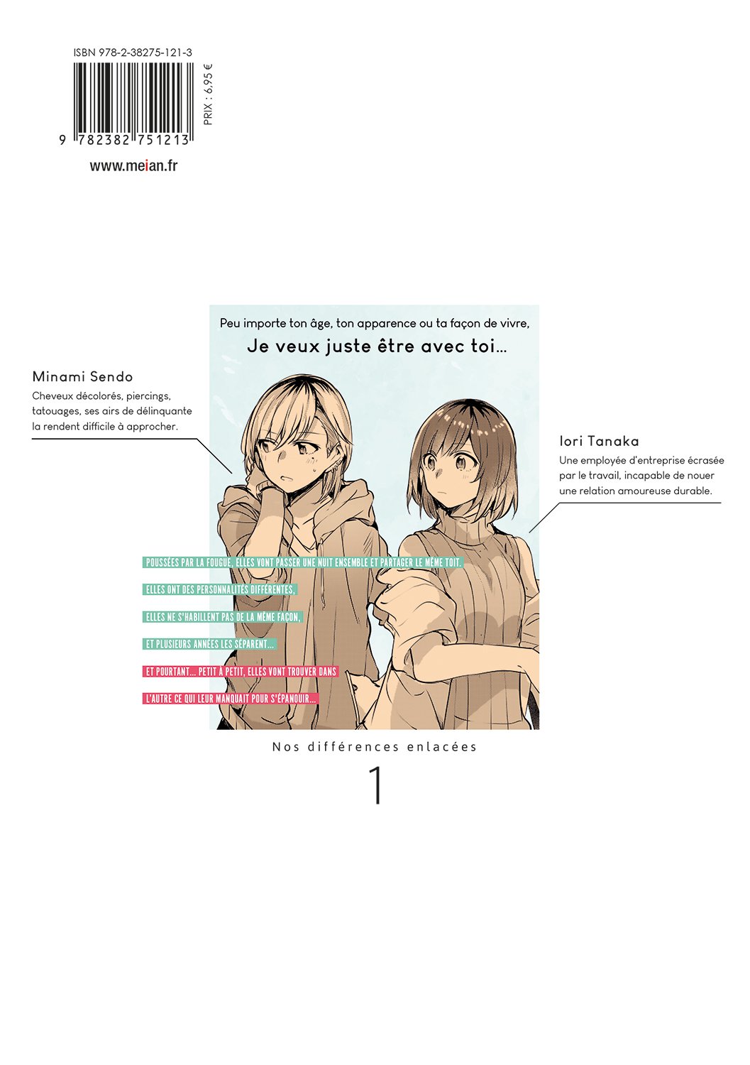 Nos différences enlacées - Tome 01 - Livre (Manga)
