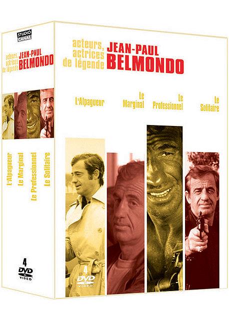 Coffret Belmondo Vol. 4 : L'alpagueur / Le Marginal / Le Professionnel / Le Solitaire [DVD] - flash vidéo