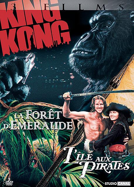 Coffret Aventure - King Kong + La forêt d'émeraude + L'île aux pirates [DVD]